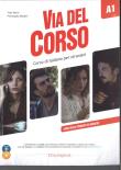 Via del Corso A1 podręcznik + 2 CD + DVD. Autor: Marin Telis, Pierangela Diadori. Dadada.pl Okładka książki Via del Corso A1 podręcznik + 2 CD + DVD