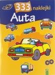 Okładka książki 333 naklejki Auta