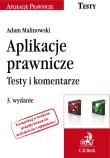 Okładka książki Aplikacje prawnicze Testy i komentarze
