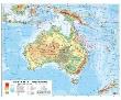 Okładka książki Australia 1:12 100 000 mapa pol. i fiz. ścienna