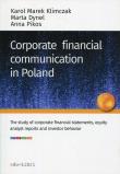 Okładka książki Corporate financial communication in Poland