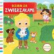 Okładka książki Dzień ze zwierzakami. Pociągnij-przesuń