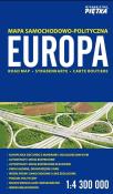 Europa samochodowa 1 : 4 300 000. Autor:   Praca zbiorowa. Dadada.pl Okładka książki Europa samochodowa 1 : 4 300 000