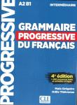 Grammaire progressive niveau interme.A2 B1 4ed+CD. Autor: Gregoire Maia, Thievenaz Odile. Dadada.pl Okładka książki Grammaire progressive niveau interme.A2 B1 4ed+CD