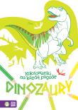 Kolorowanki na każdą pogodę. Dinozaury. Autor: Opracowanie zbiorowe. Dadada.pl Okładka książki Kolorowanki na każdą pogodę. Dinozaury