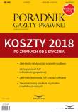 Okładka książki Koszty 2018 po zmianach