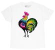 Opakowanie Koszulka FOLK męska biała - kogut rozm. XL