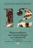 Linguistische Treffen in Wrocław 12 Phrasenstrukturen und interpretationen im Gebrauch III. Autor: Iwona Bartoszewicz, Szczęk Joanna, Artur Tworek. Dadada.pl Okładka książki Linguistische Treffen in Wrocław 12 Phrasenstrukturen und interpretationen im Gebrauch III