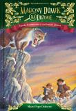 Magiczny domek na drzewie Epoka lodowcowa o zachodzie słońca. Autor: Mary Pope Osborne. Dadada.pl Okładka książki Magiczny domek na drzewie Epoka lodowcowa o zachodzie słońca