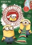 Opakowanie Minionki świąteczne. Naklejki papierowe