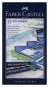 Pastele olejne 12 kolorów. Wydawca: Faber-Castell. Dadada.pl Opakowanie Pastele olejne 12 kolorów
