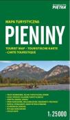 Pieniny. Mapa turystyczna 1:25 000. Autor:   Praca zbiorowa. Dadada.pl Okładka książki Pieniny. Mapa turystyczna 1:25 000