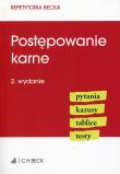 Postępowanie karne Repetytoria Becka. Autor:   Praca zbiorowa. Dadada.pl Okładka książki Postępowanie karne Repetytoria Becka