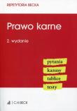 Prawo karne Repetytoria Becka. Autor: Praca zbiorowa. Dadada.pl Okładka książki Prawo karne Repetytoria Becka