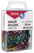 Spinacze kolorowe 28 mm 100 sztuk. Wydawca: Office Products. Dadada.pl Opakowanie Spinacze kolorowe 28 mm 100 sztuk