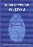 Okładka książki Subiektywizm w języku