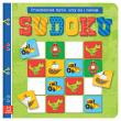 Sudoku. Myślę, bawię się i naklejam. Autor: Opracowanie zbiorowe. Dadada.pl Okładka książki Sudoku. Myślę, bawię się i naklejam