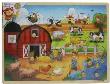 Opakowanie Układanka drewniana z pinezkami Farma