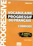 Okładka książki Vocabulaire progressif du Francais niveau debutant A1 klucz 3ed