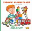 Zabawki w obrazkach - Chłopcy. Autor: Kaliska Zofia. Dadada.pl Okładka książki Zabawki w obrazkach - Chłopcy