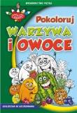 Okładka książki Zakręcone kolory. Pokoloruj warzywa i owoce