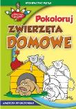 Okładka książki Zakręcone kolory. Pokoloruj zwierzęta domowe