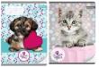 Opakowanie Zeszyt A5 w kratkę 32 kartki The Sweet Pets 10 sztuk