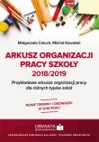 Okładka książki Arkusz organizacji pracy szkoły 2018/2019
