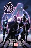 Avengers: Czas się kończy, tom 1. Autor: Jonathan Hickman. Dadada.pl Okładka książki Avengers: Czas się kończy, tom 1