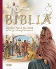 Biblia. Ilustrowane historie ze ST i NT. Autor: Malvina Miklos, Katalin Marian, Judit Donsz. Dadada.pl Okładka książki Biblia. Ilustrowane historie ze ST i NT