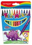 Opakowanie Flamastry Fiber Marker na zawieszce 12 sztuk