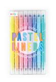 Opakowanie Flamastry Zakreślacze Pastelowe 8 dwustronnych flamastrów
