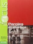 FOCUS Paroles en situations podręcznik +CD. Autor:   Praca zbiorowa. Dadada.pl Okładka książki FOCUS Paroles en situations podręcznik +CD