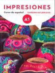Impresiones A1 Ćwiczenia + online. Autor: Sanchez Olga Balboa, Navarro Montserrat Varela, Teissier de Wanner Claudia. Dadada.pl Okładka książki Impresiones A1 Ćwiczenia + online