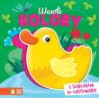 Książka z szablonami. Wesołe kolory. Autor: Ilona Brydak (ilustr.). Dadada.pl Okładka książki Książka z szablonami. Wesołe kolory