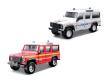 Opakowanie Land Rover Defender 110 Straż Policja 1:50 BBURAGO