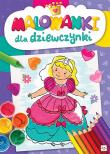 Malowanki dla dziewczynki. Autor: Opracowanie zbiorowe. Dadada.pl Okładka książki Malowanki dla dziewczynki