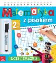 Matematyka z pisakiem. Klasa 2 Liczę i zmazuję. Autor: Opracowanie zbiorowe. Dadada.pl Okładka książki Matematyka z pisakiem. Klasa 2 Liczę i zmazuję