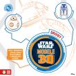 Modele 3D. Droidy. Star Wars. Autor: Natalia Berlik. Dadada.pl Okładka książki Modele 3D. Droidy. Star Wars