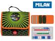 Opakowanie Multipiórnik MILAN z 2 piórnikami SUPER HEROES czarny