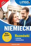 Niemiecki Rozmówki z wymową i słowniczkiem Nowe wydanie. Autor: Dominik Piotr. Dadada.pl Okładka książki Niemiecki Rozmówki z wymową i słowniczkiem Nowe wydanie