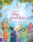 Opowieści ze złotą wstążką. Najpiękniejsze mity greckie. Autor: Stefania Leonardi Hartley. Dadada.pl Okładka książki Opowieści ze złotą wstążką. Najpiękniejsze mity greckie