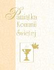 Okładka książki Pamiątka Komunii Świętej (żółta, mały format)