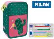 Opakowanie Piórnik MILAN 3-poziomowy z wyposażeniem CACTUS
