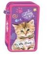 Opakowanie Piórnik podwójny wyposażenie My Little Friend Kot