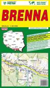 Plan miasta Brenna. Wydawca: WYDAWNICTWO KARTOGRAFICZNE PIĘTKA. Dadada.pl Opakowanie Plan miasta Brenna