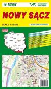 Plan miasta Nowy Sącz. Wydawca: WYDAWNICTWO KARTOGRAFICZNE PIĘTKA. Dadada.pl Opakowanie Plan miasta Nowy Sącz