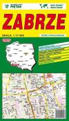 Plan miasta Zabrze. Wydawca: WYDAWNICTWO KARTOGRAFICZNE PIĘTKA. Dadada.pl Opakowanie Plan miasta Zabrze