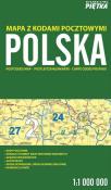 Polska 1:1 000 000 mapa z kodami pocztowymi PIĘTKA. Wydawca: Piętka. Dadada.pl Opakowanie Polska 1:1 000 000 mapa z kodami pocztowymi PIĘTKA
