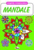 Pomyśl i pokoloruj Mandale. Autor: Piotr Kozera. Dadada.pl Okładka książki Pomyśl i pokoloruj Mandale